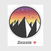 Au-dessus de la colline - Sticker (Feuille)