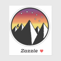 Au-dessus de la colline - Sticker