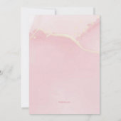 Au-dessus de la Faire-part de grossesse florale de (Dos)