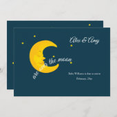 Au-dessus de la Faire-part de grossesse sur la Lun (Devant / Derrière)