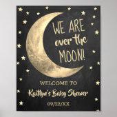 Au-Dessus De La Lune | AFFICHE DE BIENVENUE BABY S (Devant)