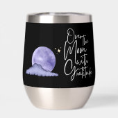 Au-Dessus De La Lune Avec Gratitude Tumbler (Arrière)