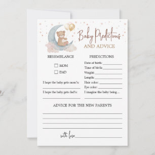 Au-dessus de la Lune Baby prédictions et carte de 