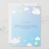 Au-dessus de la lune et des étoiles Faire-part de  (Dos)