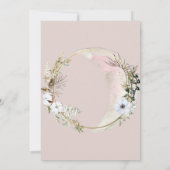 Au-dessus de la lune | Invitation Baby shower Star (Dos)