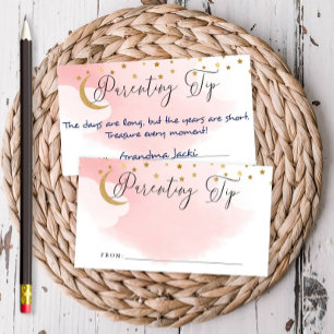 Au-dessus de la lune, Pink Parenting Conseil Carte