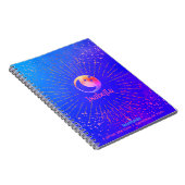 Au-dessus de la lune Stars Galaxy Monogram Carnet  (Côté Droit)