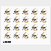 Au-dessus de la lune - Stickers (Feuille)