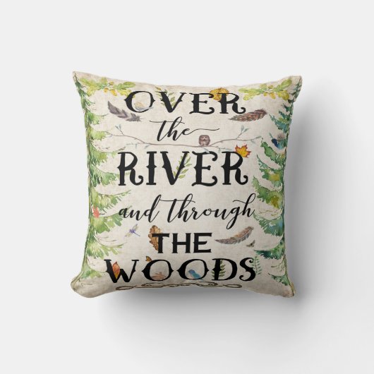 Au-dessus de la rivière par le coussin de crèche (Recto)