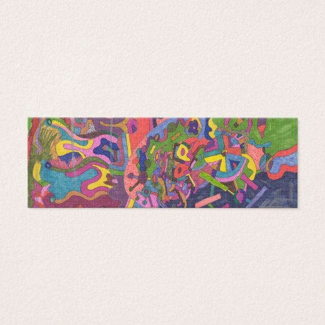 "Au-dessus de la tempête" Signet d'art Abstrait (Devant)