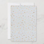 Au-dessus des invitations de baby shower de lune (Dos)