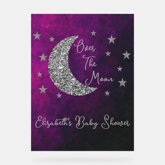 Au-Dessus Du Baby shower Lune (Recto)