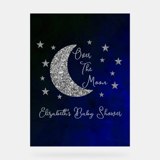 Au-Dessus Du Baby shower Lune (Recto)