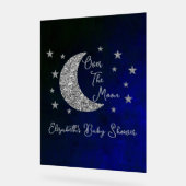 Au-Dessus Du Baby shower Lune (Angle)