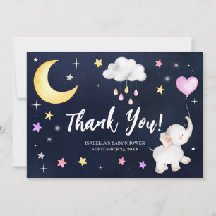 Au-dessus du Carte de remerciements de Baby shower