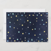 Au-dessus du Carte de remerciements de Baby shower (Dos)