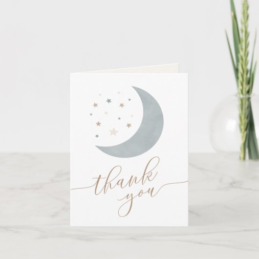 Au-dessus du Carte de remerciements de Baby shower (Devant)