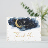 Au-dessus du Carte de remerciements du Baby shower (Debout devant)