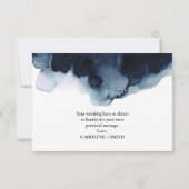 Au-dessus du Carte de remerciements du Baby shower (Dos)