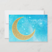 Au-dessus du Carte de remerciements du Baby shower (Dos)