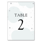Au-dessus du numéro de la table Lune (Dos)