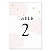 Au-dessus du numéro de la table Lune (Dos)