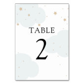 Au-dessus du numéro de la table Lune (Dos)