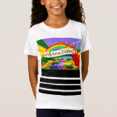 AU-DESSUS DU T-shirt EN COULEUR (Devant)