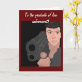 Au diplômé de la carte d'application de la loi (Fleur jaune)