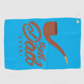 Au fond ! Meilleure serviette de golf papa sur le  (Horizontal)