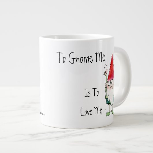 Au gnome je doit m'aimer tasse de bande dessinée (Devant droit)