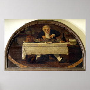 Au Gourmand', winkelbord voor Corcellet Poster