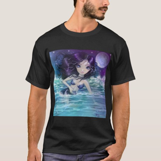 Au milieu du T-shirt de la sirène de mer douce (Devant)