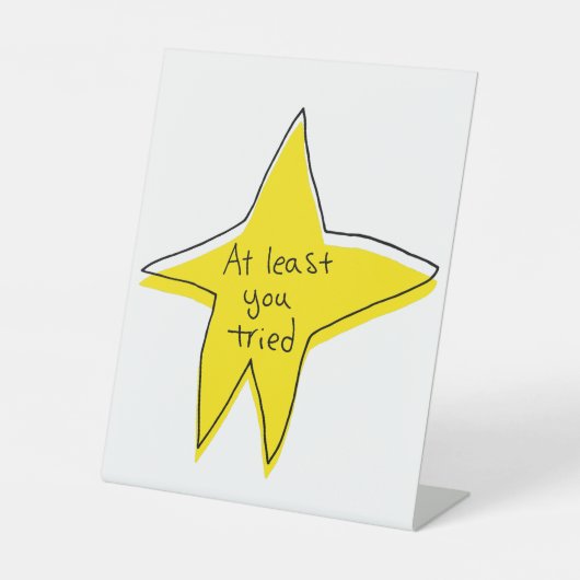 Au Moins Vous Avez Essayé - Étoile Jaune - Signes (Recto)