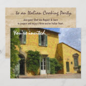 Au nord des invitations de partie de l'Italie (Devant / Derrière)