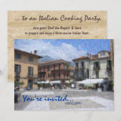 Au nord des invitations de partie de l'Italie (Devant / Derrière)