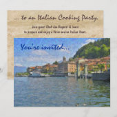 Au nord des invitations de partie de l'Italie (Devant / Derrière)