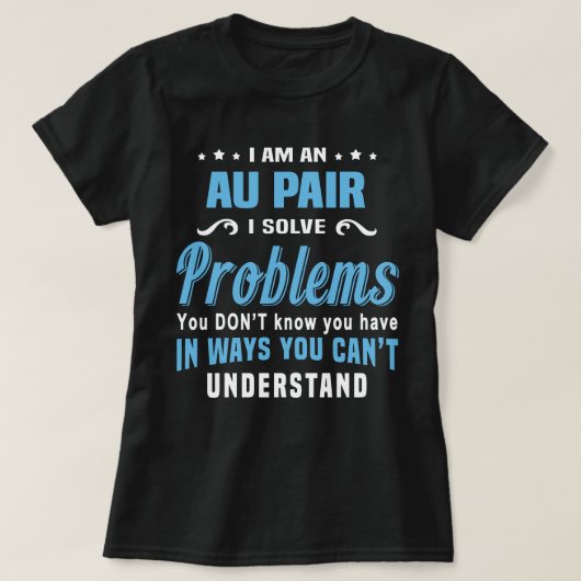 Au Pair T-shirt (Design voorkant)