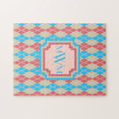 Au puzzle du Jacquard de plage (Horizontal)