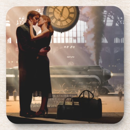 Au Revoir Bier Onderzetter (Voorkant)