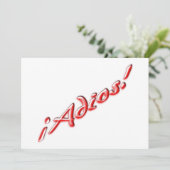 Au revoir carte (Debout devant)