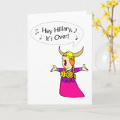 Au revoir carte de Hillary (Fleur jaune)