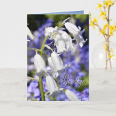 Au revoir, carte de sympathie (Fleur jaune)