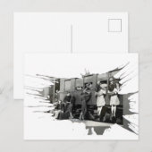 Au revoir Kiss | Carte postale (Devant / Derrière)