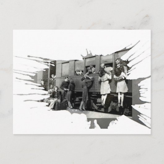 Au revoir Kiss | Carte postale (Devant)