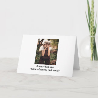 Au revoir, nous sommes au bout de la carte de voeu