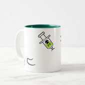 Au revoir tasse de visage de chiot (Devant gauche)