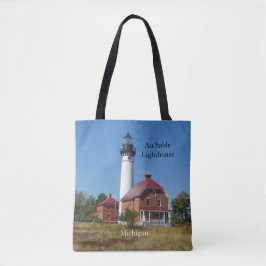 Au Sable Lighthouse over canvas tas