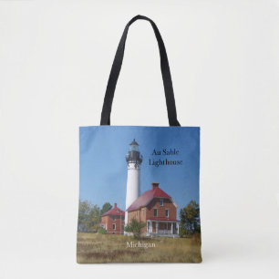 Au Sable Lighthouse over canvas tas