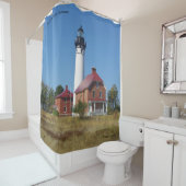 Au Sable Point Lighthouse Douchegordijn (In situ)